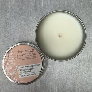 The cottage greenhouse exclusive Himalayan Salt Candle